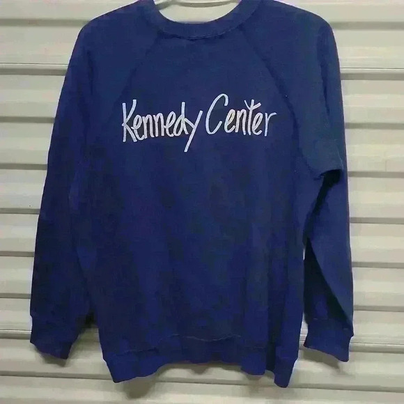 Men's or women's navy blue Kennedy sweatshirt size large - Picture 1 of 5